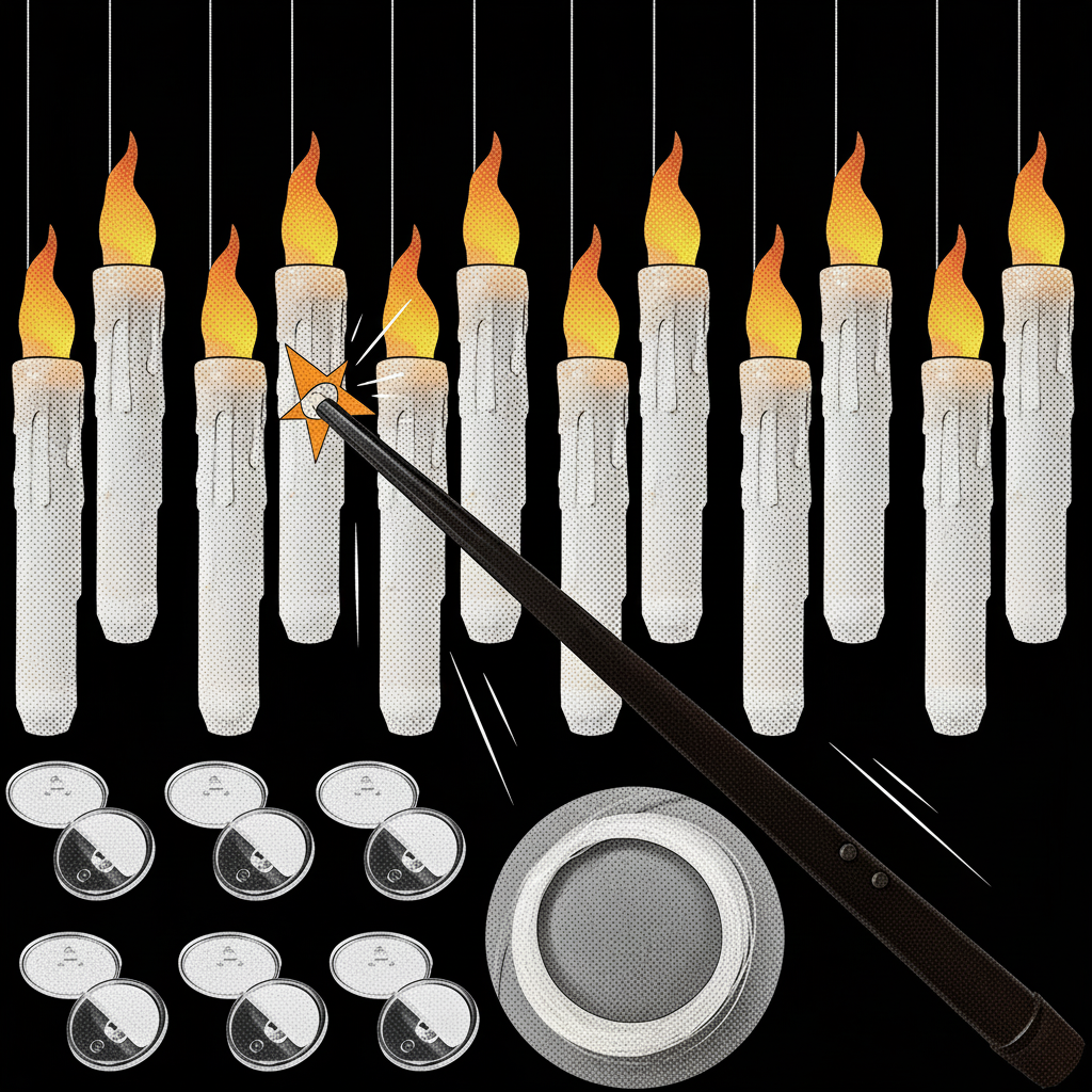 Spooky Floating Candles