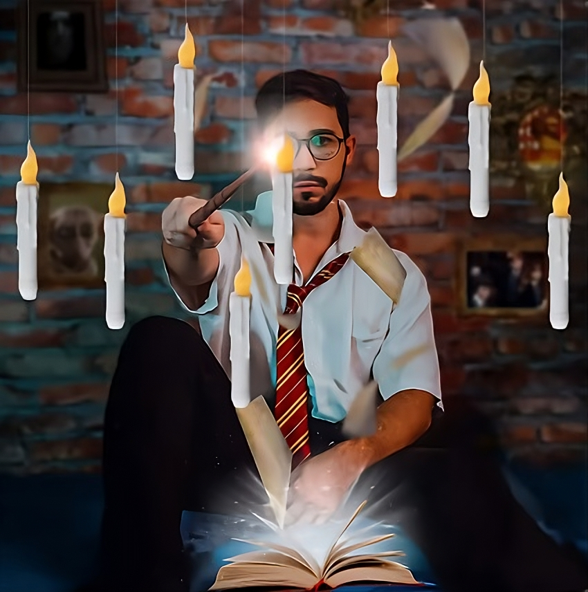 Spooky Floating Candles