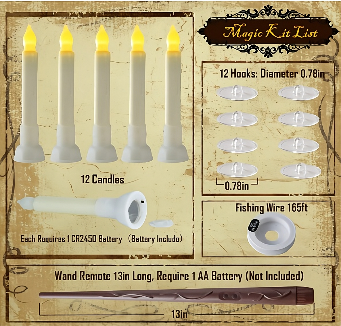 Spooky Floating Candles