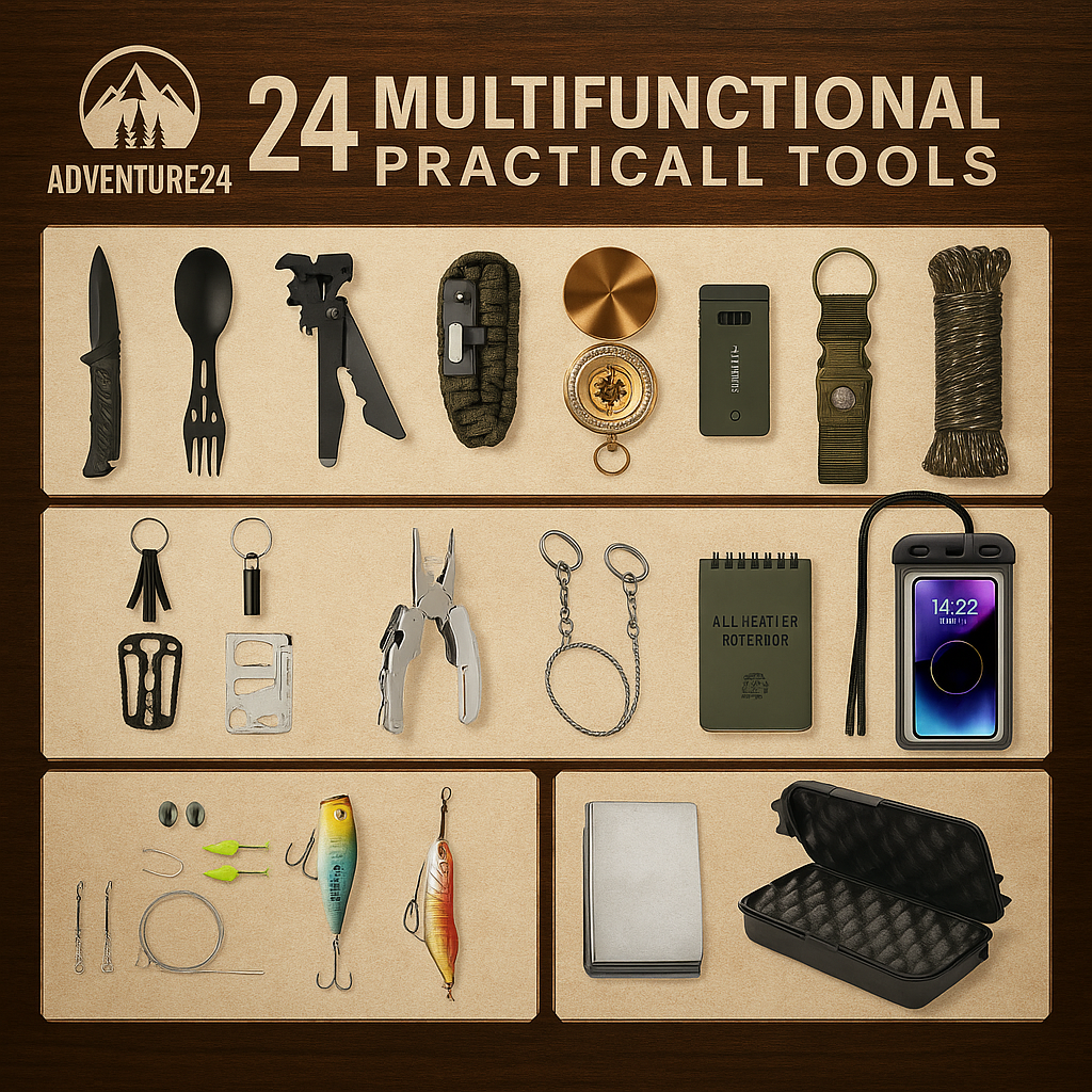 Adventure24 Survival/ Emergency Advent Calendar Gift Set