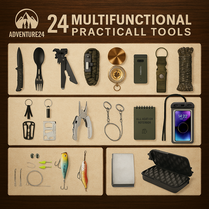 Adventure24 Survival/ Emergency Advent Calendar Gift Set